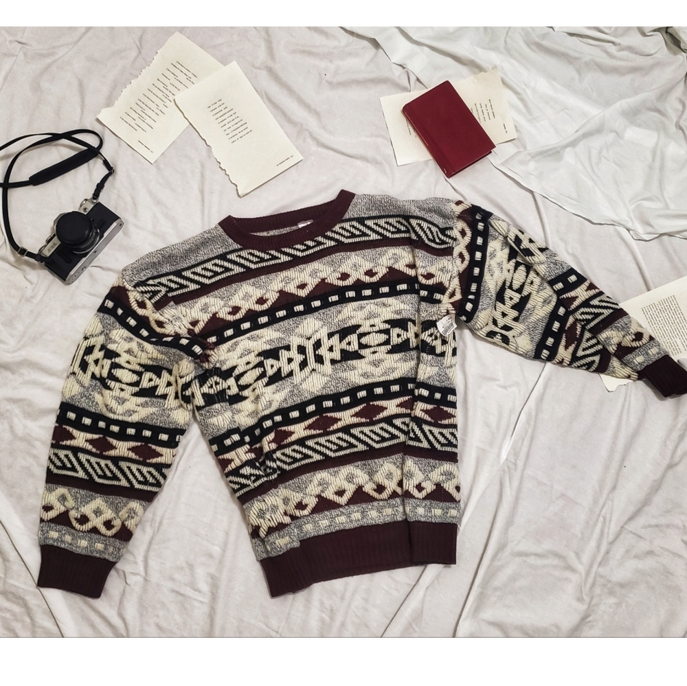 Vintage Oversized Grandpa Sweater